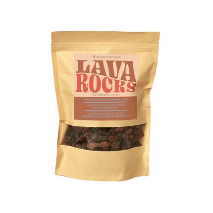 Mixed Lava Rocks - 15 oz