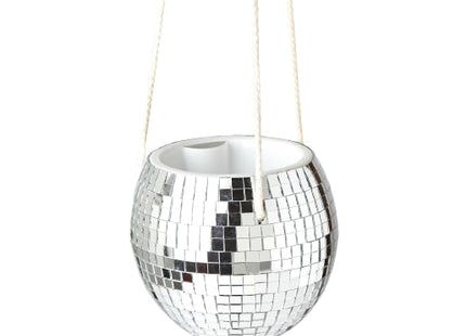 Disco Ball Hanging Planter
